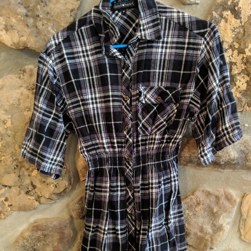 Flannel dress shirt